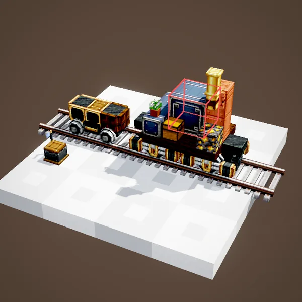 Item vault of the train, contents never consumed