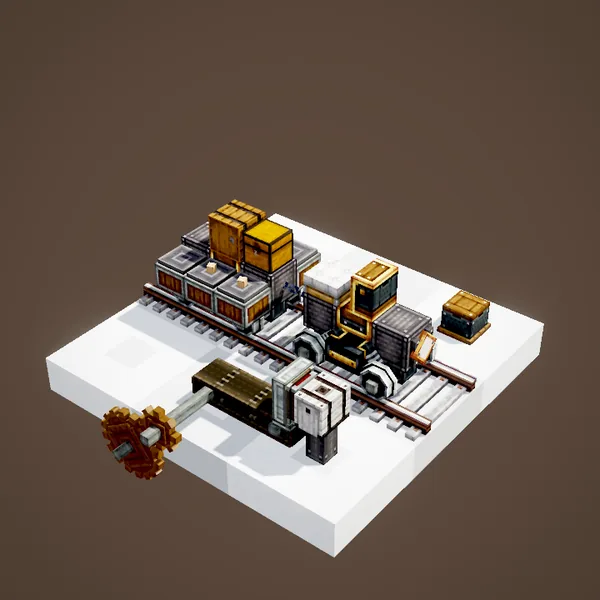 Train station surrounded by Postboxes and Packagers