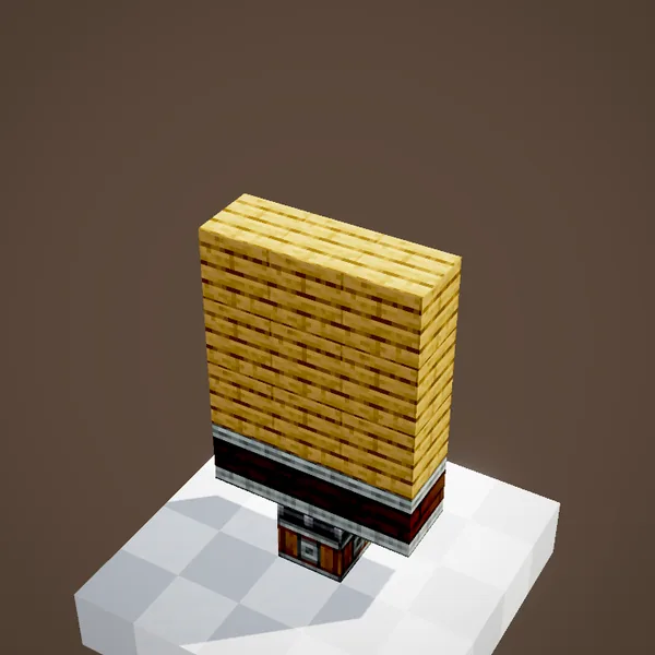 Blocks glued on the side of the chassis
