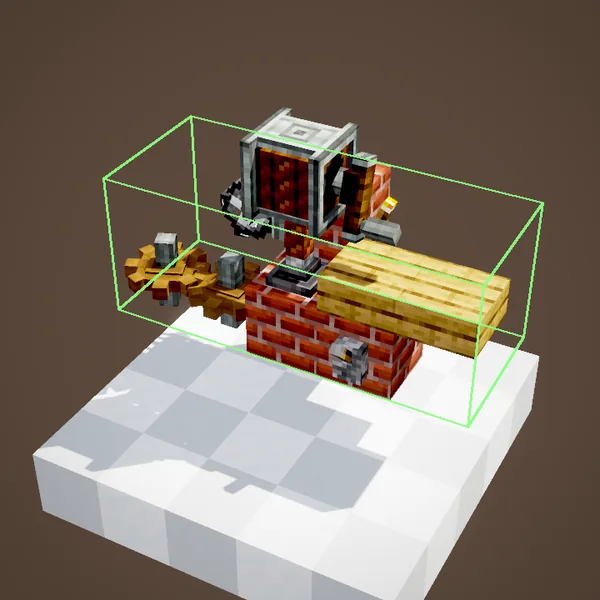 Torch, lever and harvester follow without glue