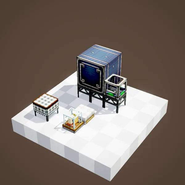 Nappe configurée en étal, avec un emplacement de prix