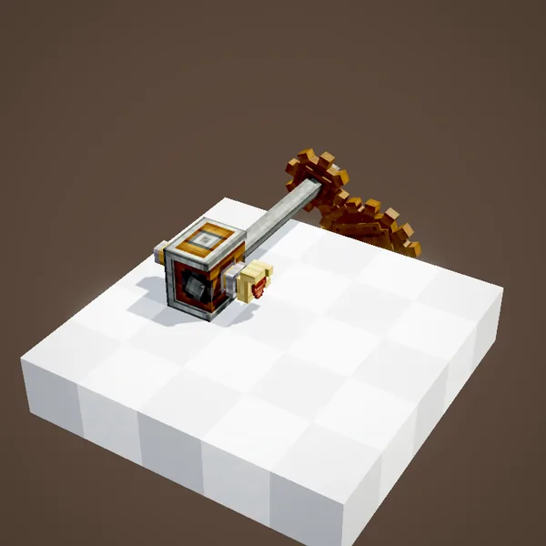 A powered Deployer, hand out, ready to take an item through its front