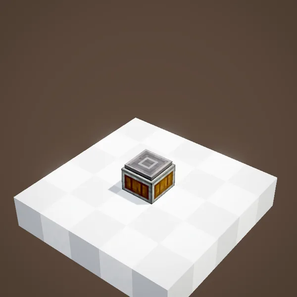 A Depot on its own in the middle of a white plate