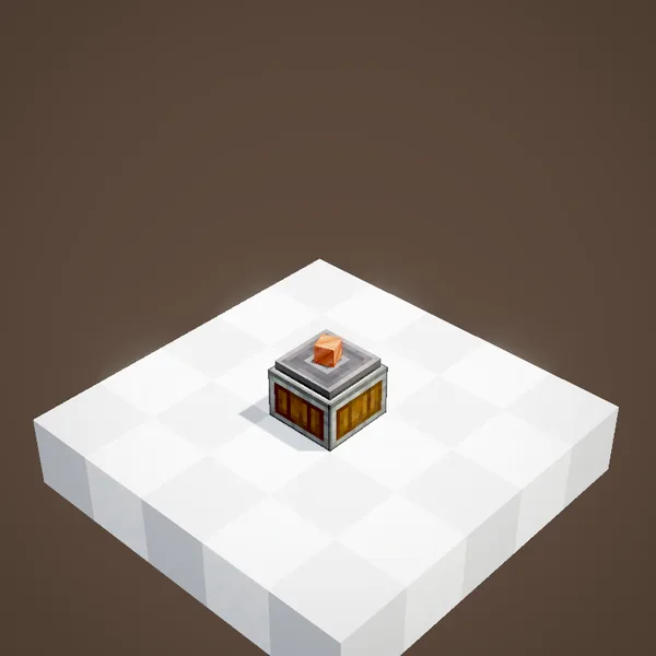 An item placed on the depot with a right-click