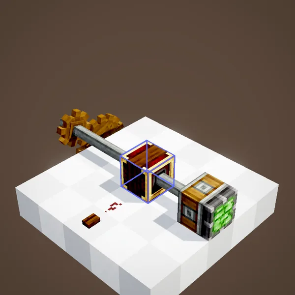 The block highlighted before being set up