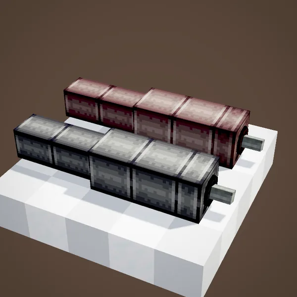 Canons en acier et en nethersteel avec leur culasse à vis