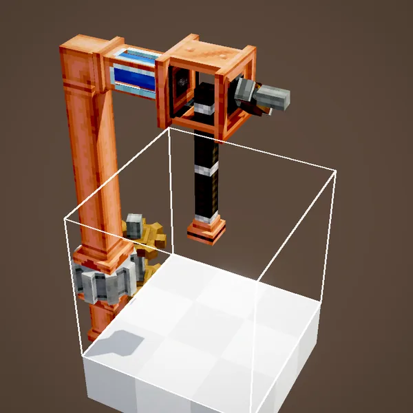 The pool fills from the bottom around the nozzle