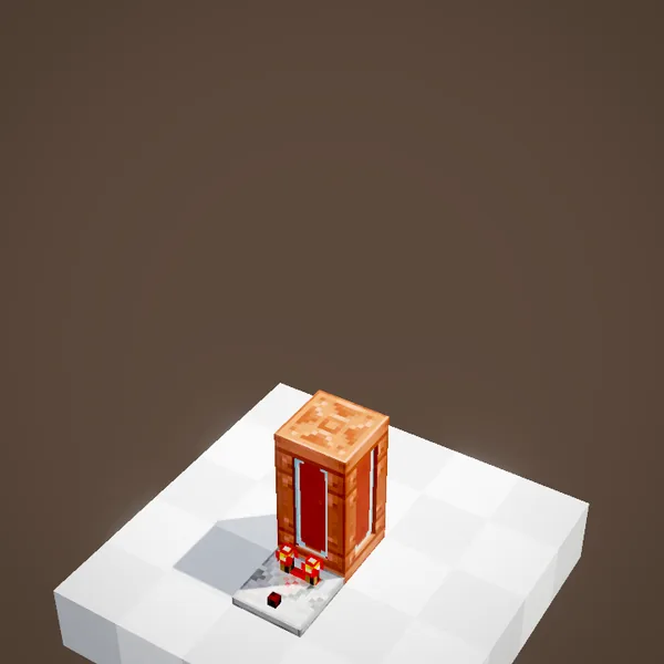 Comparator and nixie tube against the tank