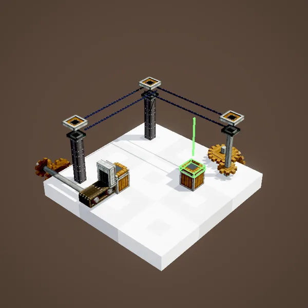 Green line between the Frogport and the chain above it